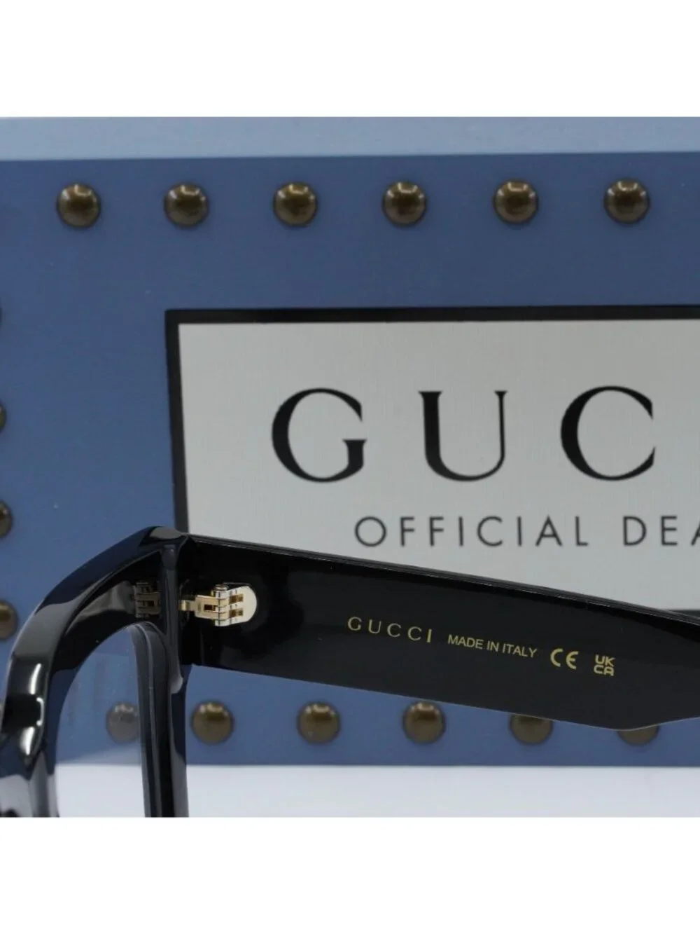 Gucci GG1549O 001 Square Eyeglasses 52mm - Black